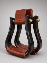 Stirrups - STP29 - Nettles 2" Flat Bottom Grey Blackened