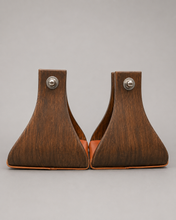 Stirrups - STP35 - Nettles 6” Chisholm Mahogany