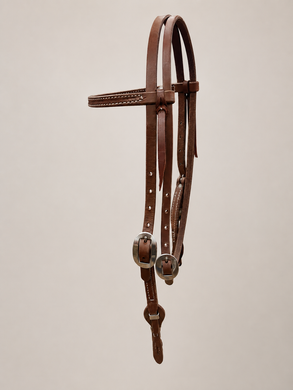 Headstall - HS262 - Regular Oiled Browband with Quick Change