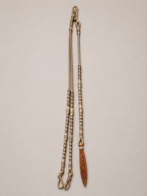Romal Reins - RR82 - 32 Plait Natural w/ Caramel 104”