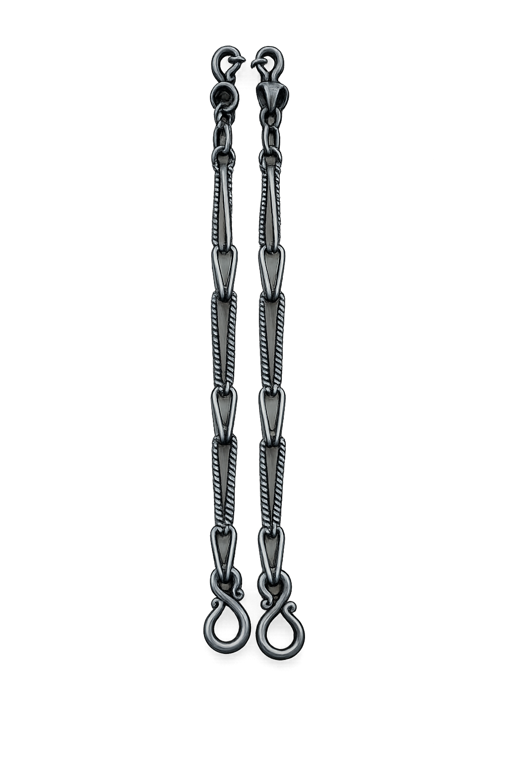 Rein Chains - RCH37 - Jed Rice Twisted Link 10