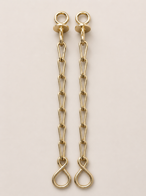 Rein Chains - RCH20 - Brass 9 1/2