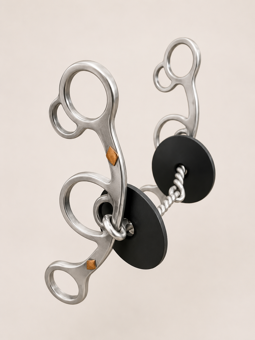 BIT - CE30 - Classic Equine Twisted Dog Bone Snaffle