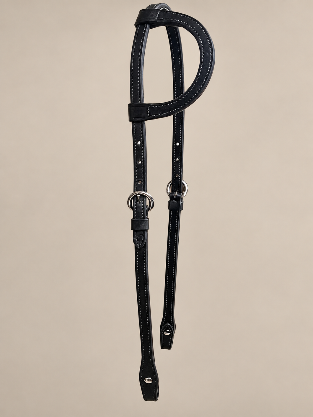 Headstall - HS416 - Black Single Ear