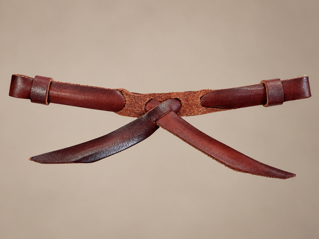 CURB STRAP - CS43 - Latigo Leather