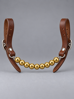 CURB STRAP - CS37 - Cashel Company Brass Ball