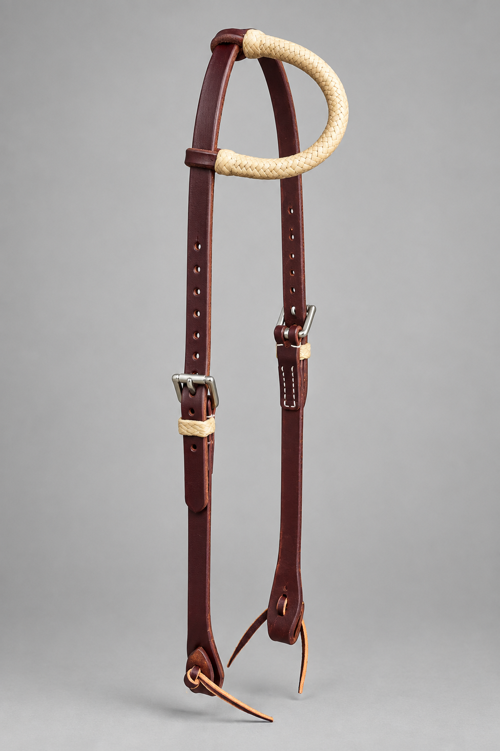 Headstall - HS405- Pro Choice Ranch Rawhide Trimmed 5/8