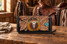 Accessories -  - Spirt of the Herd Leather Tooled Wallet