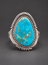 Jewelry - JWR24 - Royston Turquoise Statement Ring Size 8