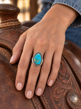Jewelry - JWR24 - Royston Turquoise Statement Ring Size 8