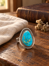 Jewelry - JWR24 - Royston Turquoise Statement Ring Size 8