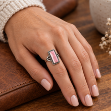 Jewelry - JWR23 - Rhodochrosite Sterling Silver Ring Size 6 1/2