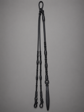 Romal Reins - RR08 - California Style Black Leather