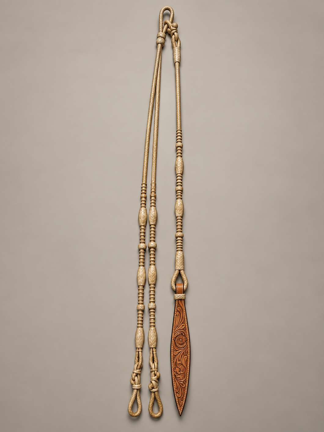 Romal Reins - RR81 - 12 Plait California 104”