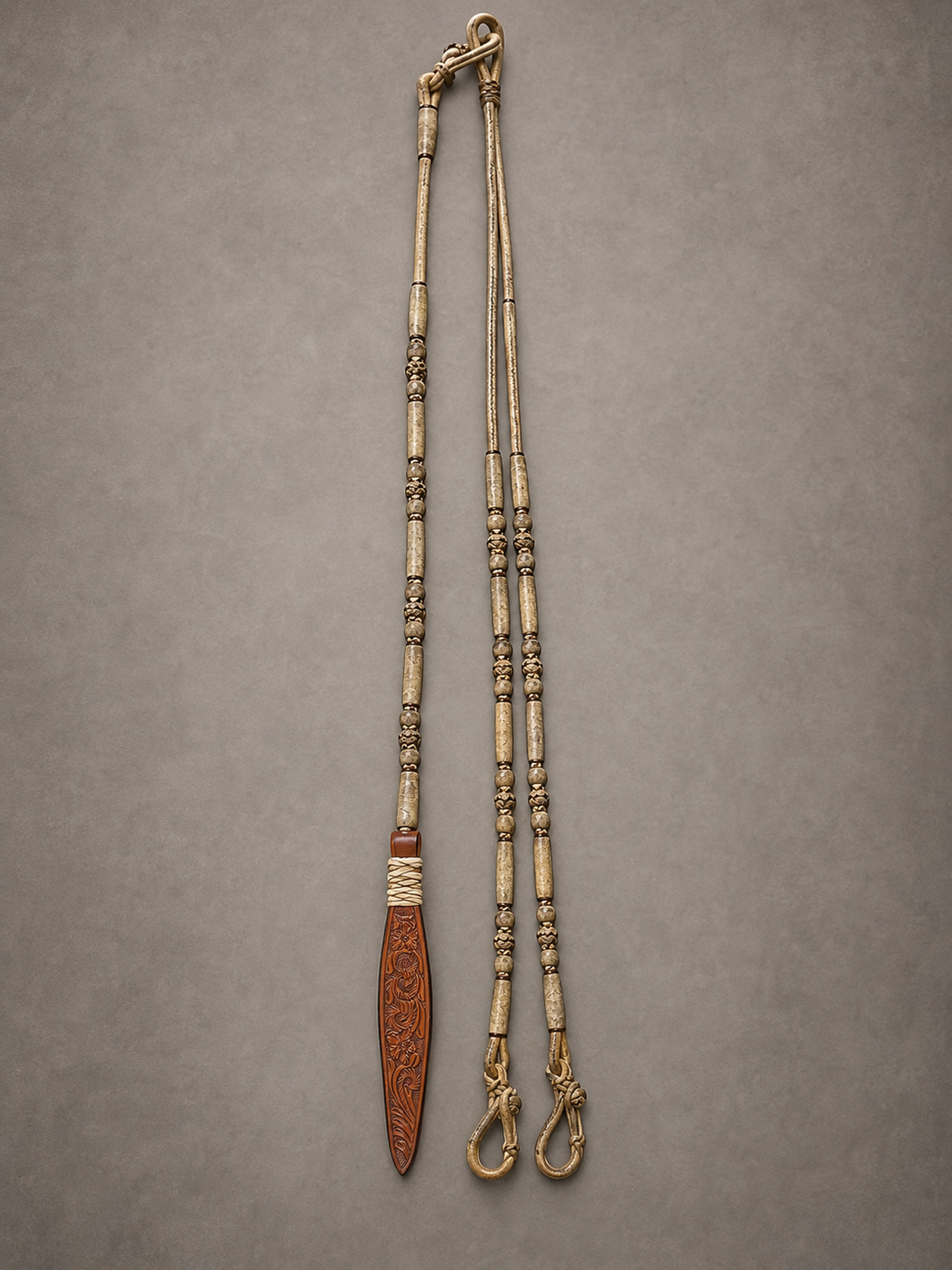 Romal Reins - RR96 - 12 Plait Natural with Caramel Accents 106