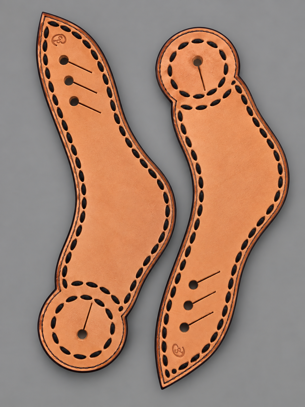 Spur Straps - SPS169 - Stamped Buckstitch Dove Wing