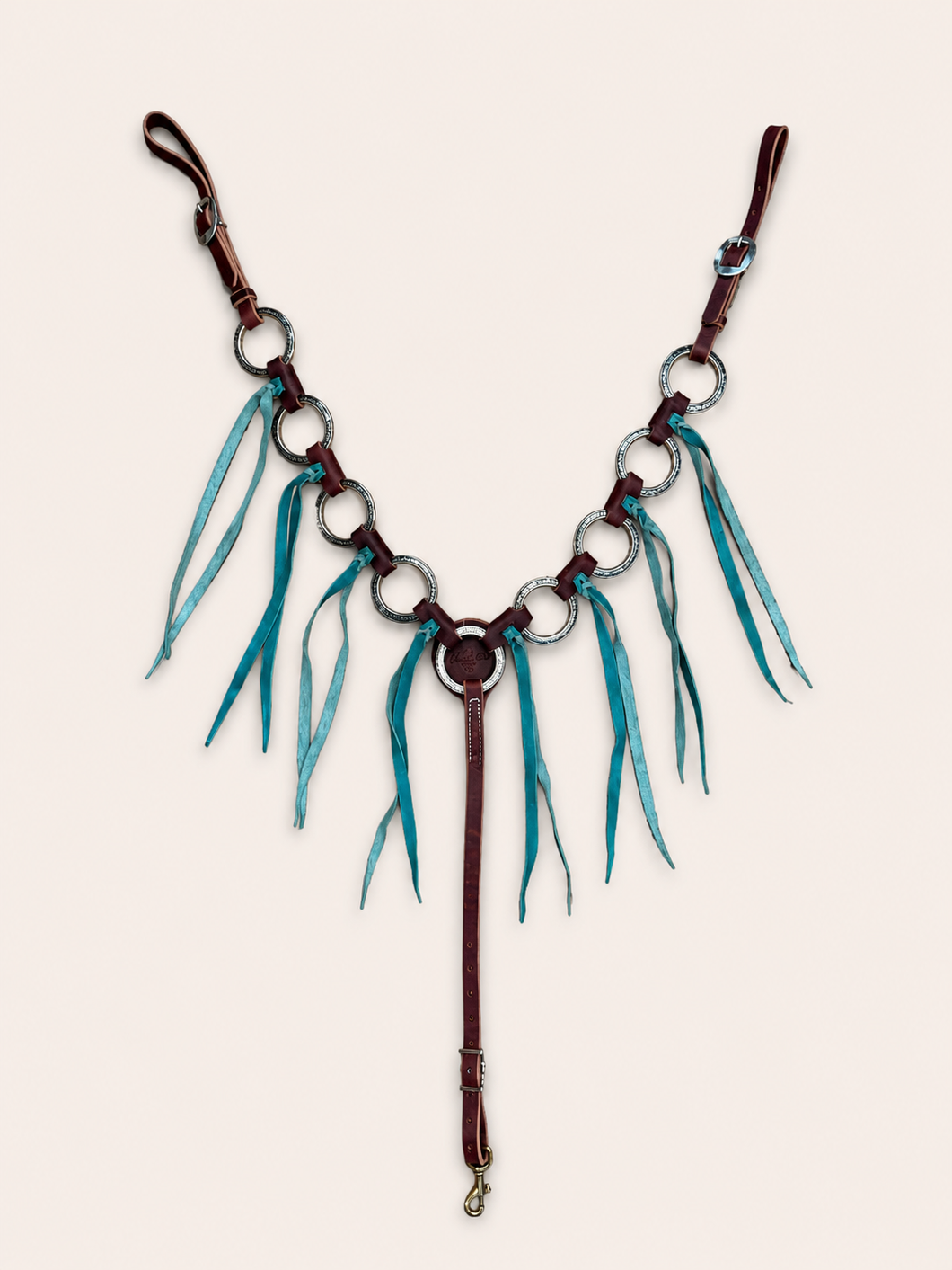 Breast Collar - BC09- Pro Choice Ring with Emerald Tassels