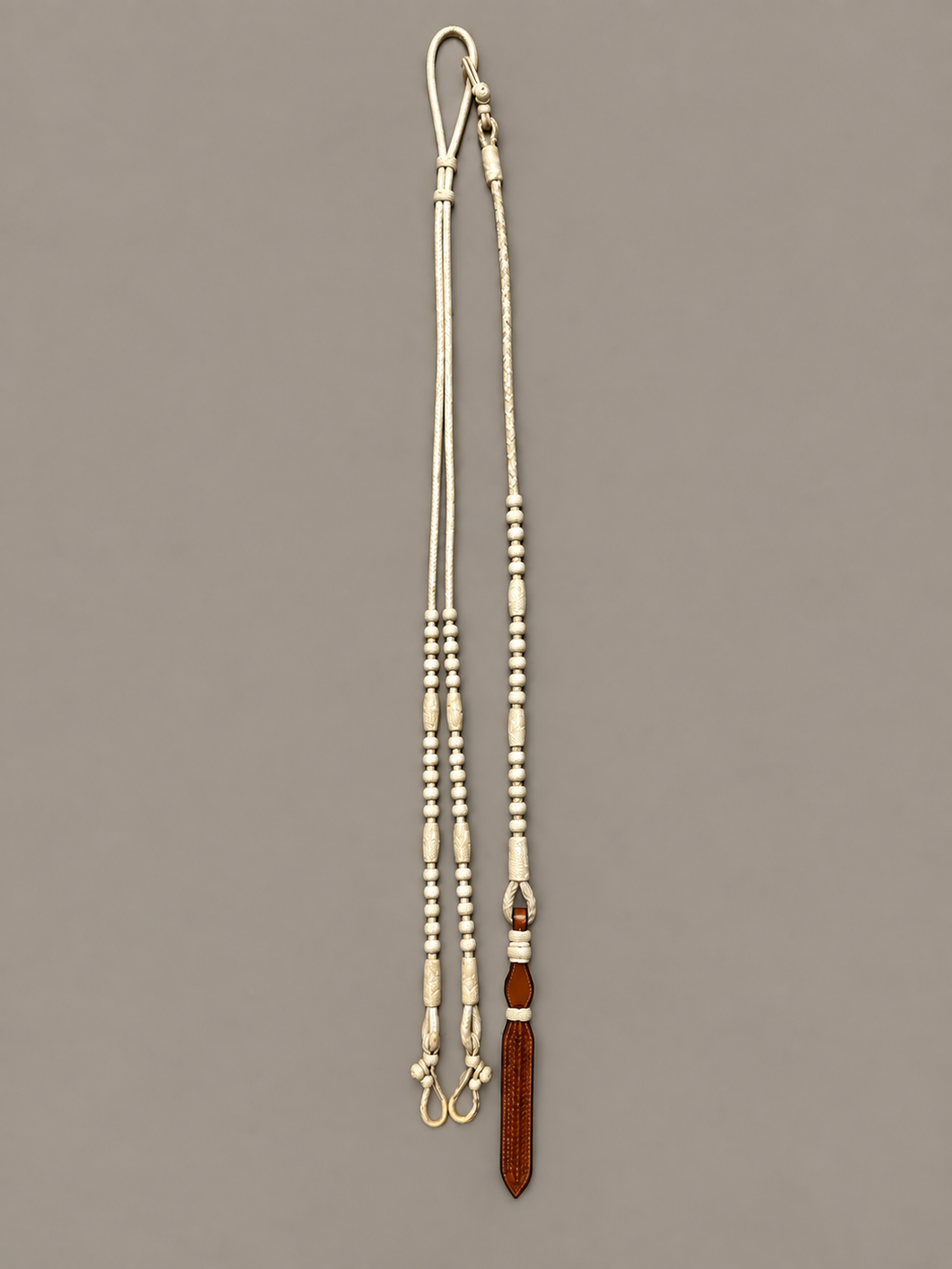 Romal Reins - RR98 - 12 Plait Oklahoma Style Natural 98