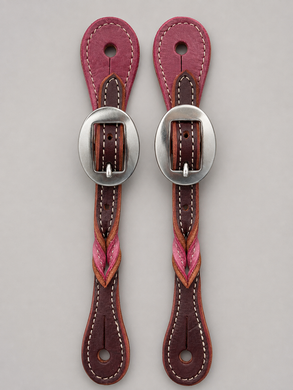 Spur Straps - SPS153 - Pro Choice Ladies Orchid and Burgundy