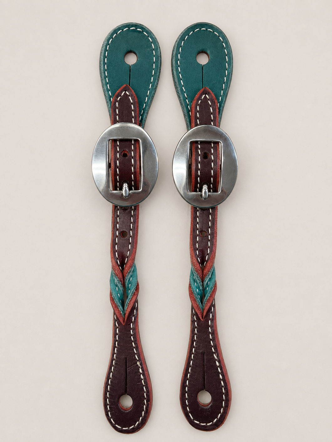 Spur Straps - SPS155 - Pro Choice Ladies Emerald and Burgundy