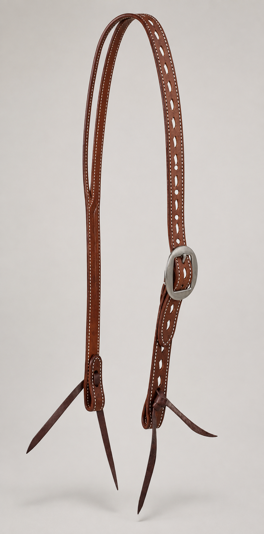 Headstall - HS400 - Ranahan Series Buckstitch Stamped Split Ear
