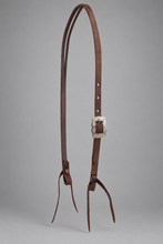 Headstall - HS403 - Split Ear Headstall with Prescott Buckle Latigo Ties