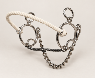 BIT - PC52 - Pro Choice Combination Series Twisted Wire Snaffle