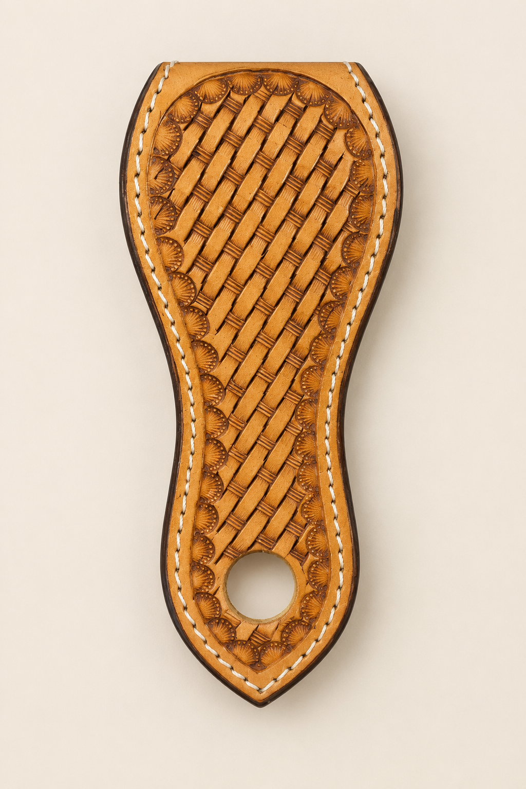 Slobber Leathers - SL02 - Basket Stamp Light Oil