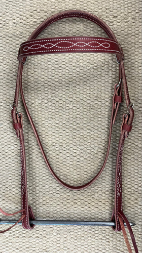 Headstall - HS219 - Latigo Browband