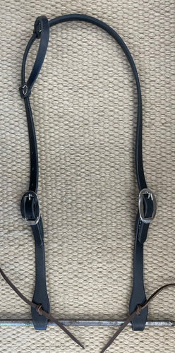 Headstall - HS300 - Plain Black Single Ear