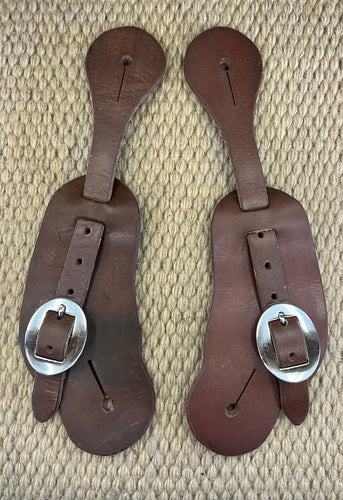 Spur Straps - SPS38 - Cowboy Heavy Oiled Dark Brown