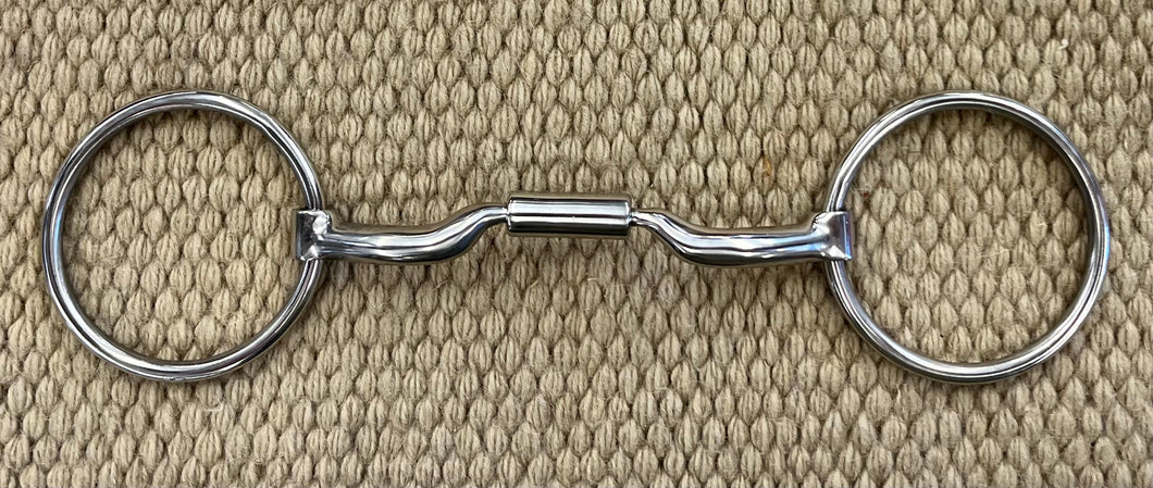 BIT - MB76 - Myler Loose Ring Low Port Comfort Snaffle