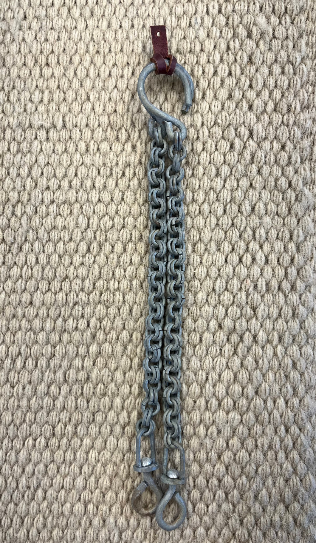 Rein Chains - RCH39 - TRB Antique Double Ring 10 1/2