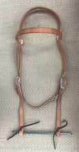 HS58-Browband Headstall Double Cheek Adjustment Large Horse /Mule or Draft