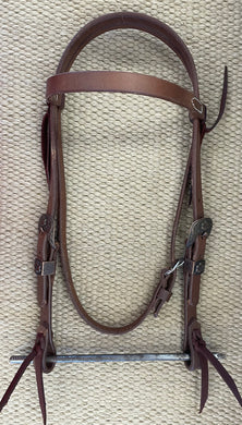 Headstall - HS286 - 3/4” Heavy Oiled Cowboy Culture Browband