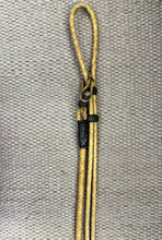 Romal Reins - RR48 - 12 Plait California Natural w/ Black Natural 100"