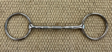 BIT - MB83 - Myler Loose Ring Comfort Snaffle Wide Barrel 5 1/2