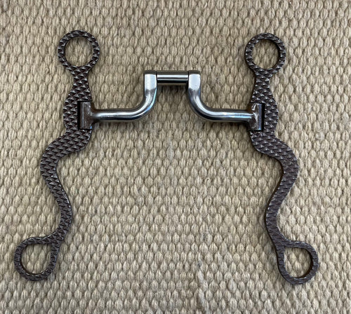 BIT - CE25 - Classic Equine Hinge Port Rasp-File Calvary Shank