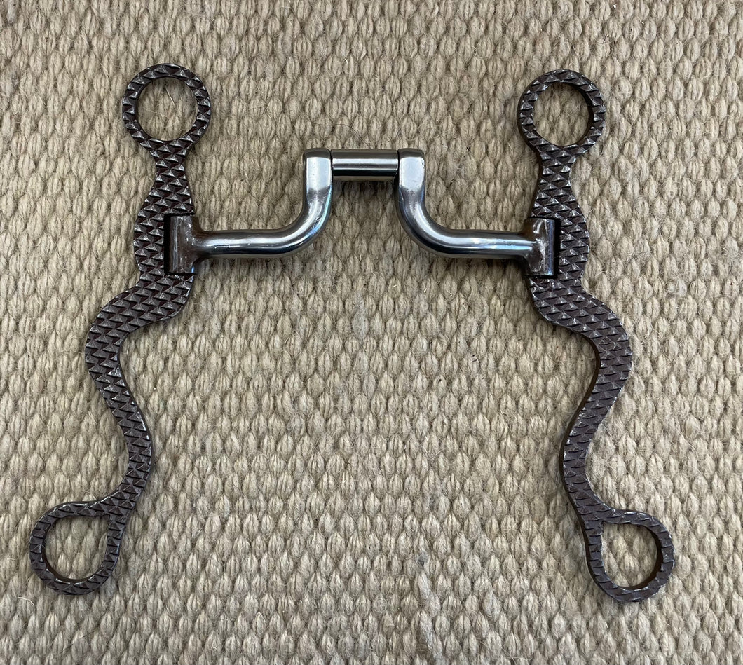 BIT - CE25 - Classic Equine Hinge Port Rasp-File Calvary Shank