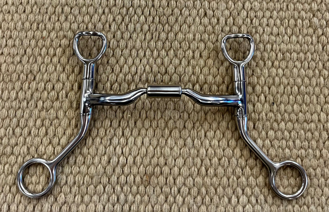 BIT - MB105 - Myler HBT Shank Low Port Comfort Snaffle 4 3/4”