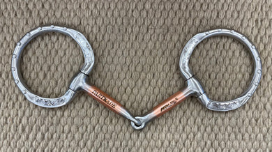 BIT - CT06 - Cowboy Tack Eggbutt Show Bit