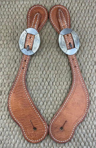 Spur Straps - SPS23 - Martin Cowboy Natural Harness w/ Canyon Buckle