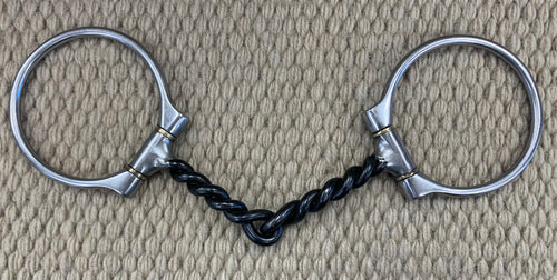 BIT - RM22 - Reinsman D-Ring Twisted Sweet Iron Snaffle