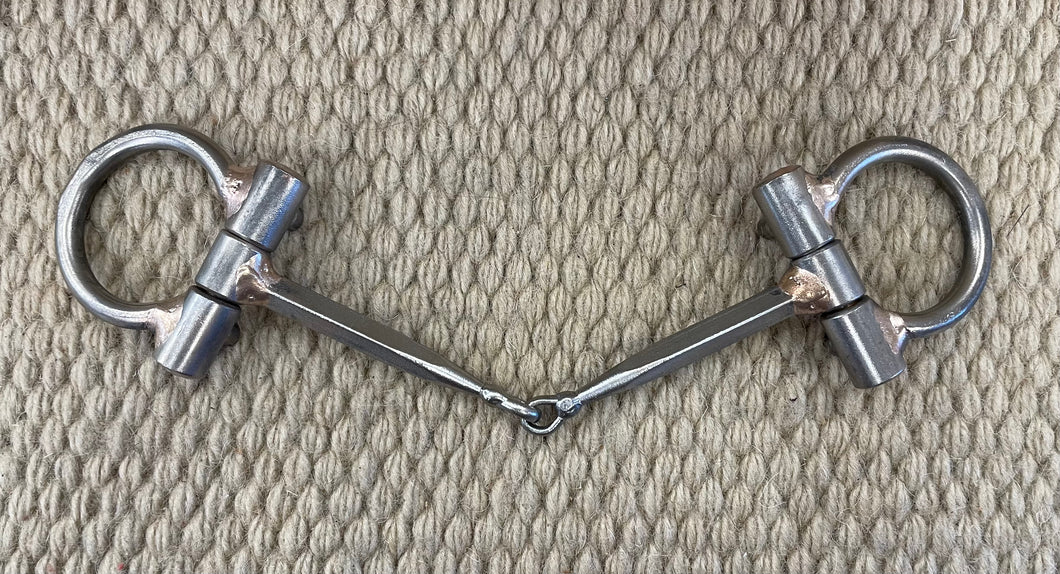 BIT - NH28 - Nolan Hansen Signal D-Ring Alligator Snaffle - 1 7/8