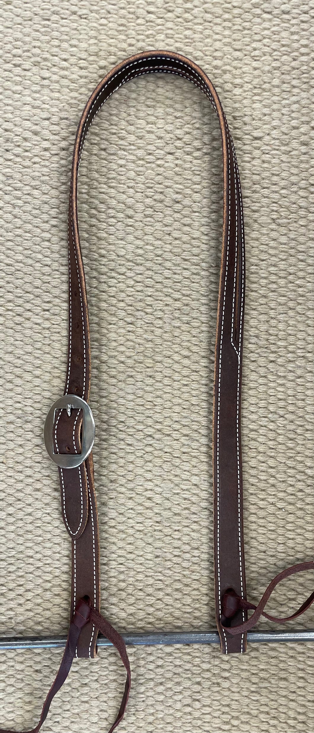 Headstall - HS16 - Martin Ranahan Series Chocolate Rough Out Split Ear