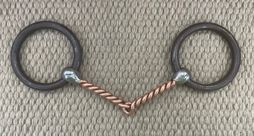 BIT - PC38 - Pro Choice Bob Avilla Heavy Loose Ring Twisted Copper Snaffle