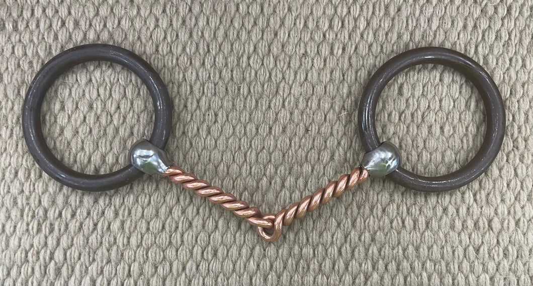 BIT - PC38 - Pro Choice Bob Avilla Heavy Loose Ring Twisted Copper Snaffle