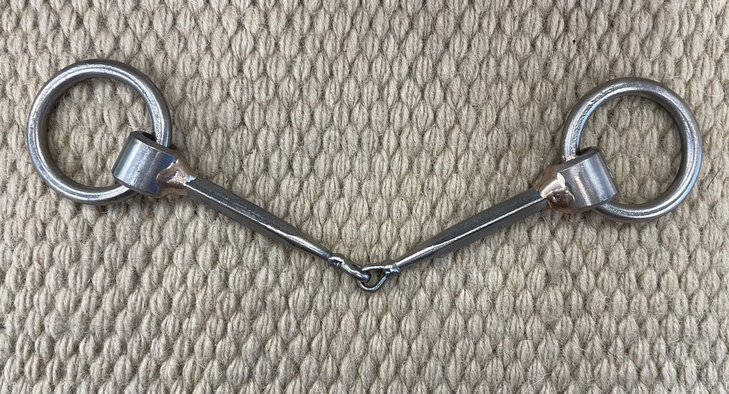 BIT - NH04 - Nolan Hansen Loose Ring Alligator Snaffle - 1 7/8