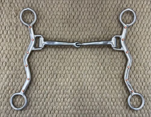 BIT - CE16 - Classic Equine Rickie Green Snaffle