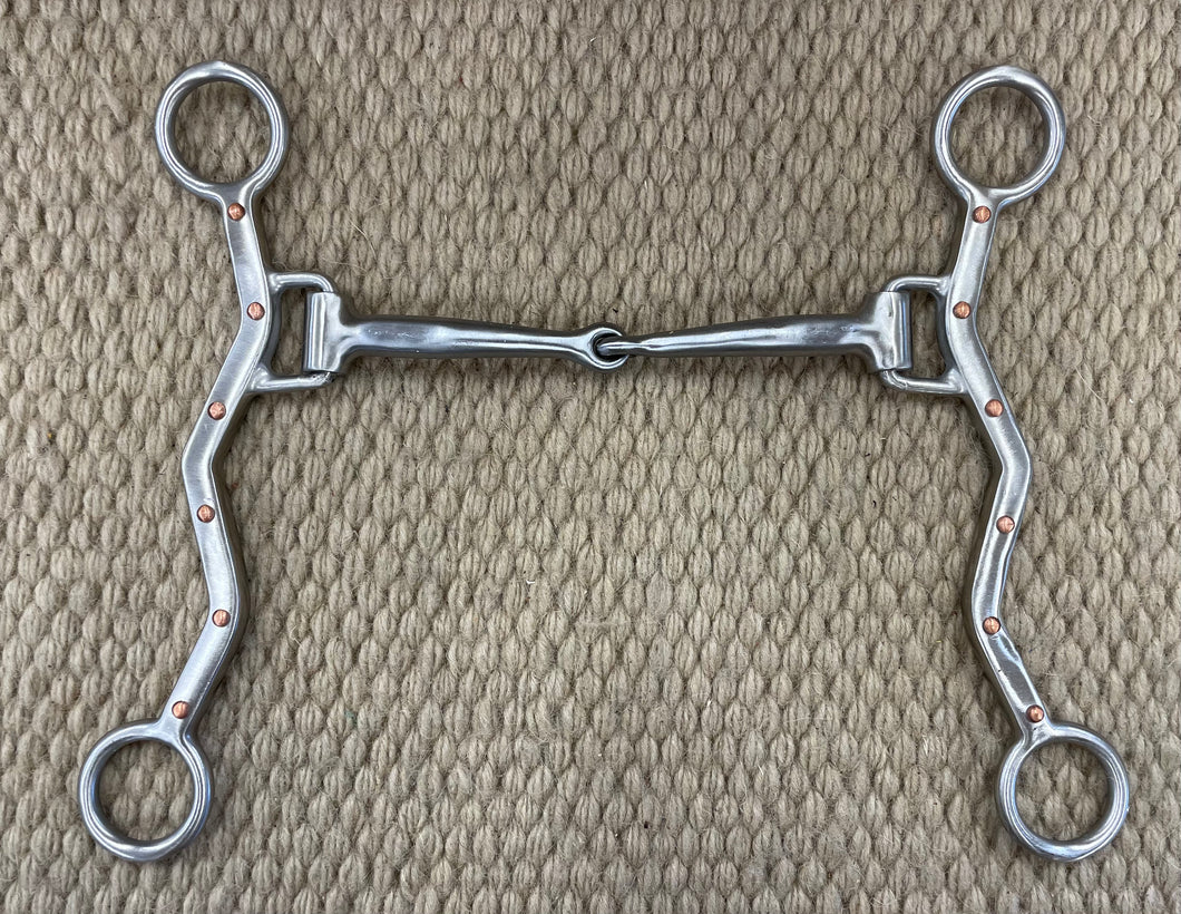 BIT - CE16 - Classic Equine Rickie Green Snaffle
